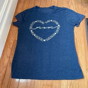 Blue size medium mom shirt